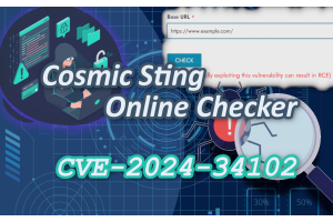 CVE-2024-34102 Cosmic Sting Online Checker