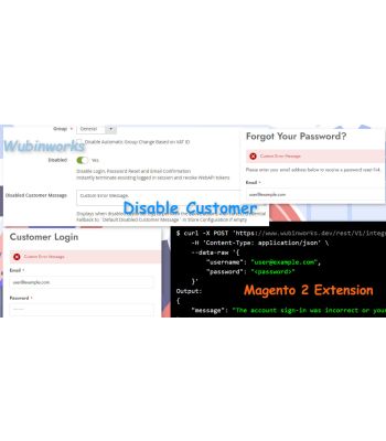 Magento 2 Disable Customer