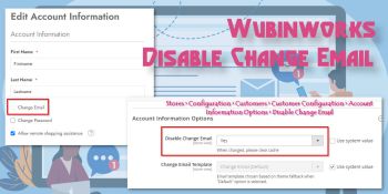 Wubinworks Disable Change Email Extension for Magento 2