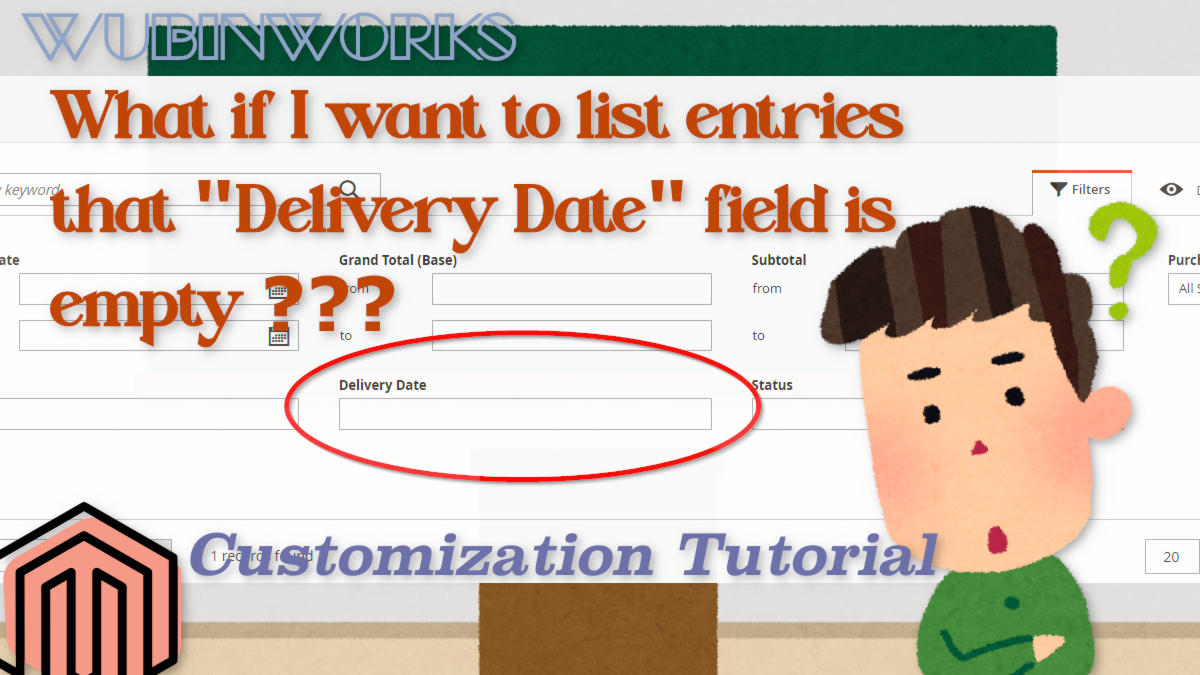 Customization for searching empty field in Magento 2 Admin Grid